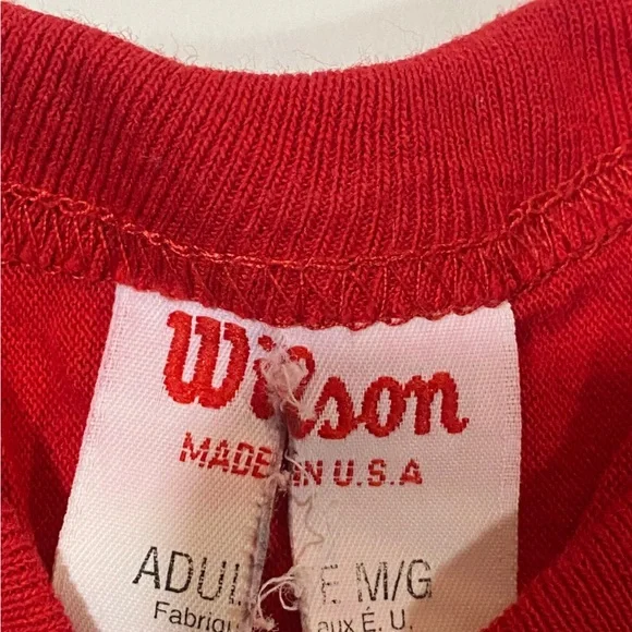 Vintage San Francisco 49ers Steve Young Wilson Jersey T-Shirt Size Medium NFL - Picture 6 of 9